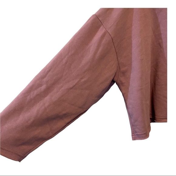 American Eagle oversized muted purple turtleneck sweater sweatshirt SMALL - Picture 2 of 7